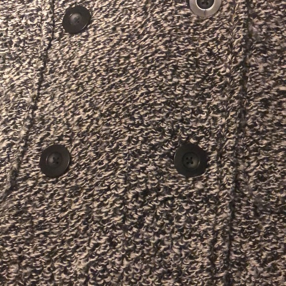 Free People long wool blend double breasted coat - Picture 2 of 9